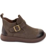 Черевики жіночі, ATTICO, нубук, колір коричневий, 115924