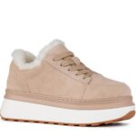Кросівки жіночі, AKVAS, замша, колір бежевий, 111958