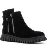 Черевики  AKVAS, замша, колір чорний, 112649