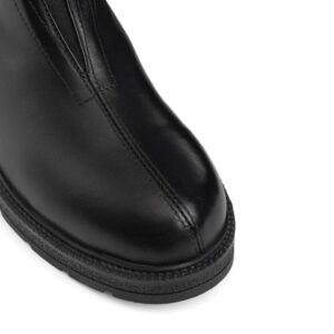 Черевики зимові на платформі, ATTICO, шкіра, колір чорний, 115500 – 3