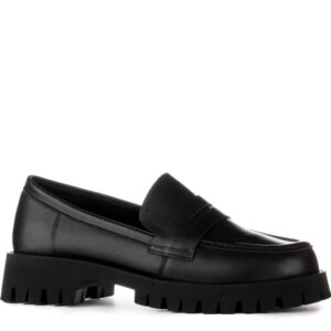 Лофери жіночі, ATTICO, шкіра, колір чорний, 110506