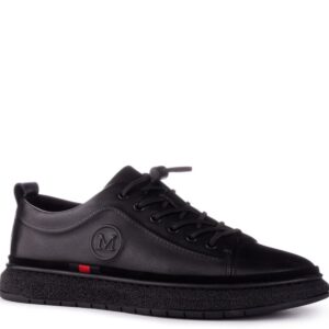 Кросівки  ATTICO, шкіра, колір чорний, 109983