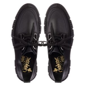 Туфлі жіночі, RIEKER, шкіра, колір чорний, 109406 – 4