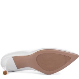 Туфлі човники, ATTICO, шкіра, колір білий, 113082 – 5