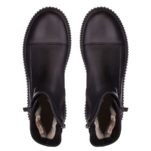Черевики зимові на платформі, ATTICO, шкіра, колір чорний, 109417 – 4
