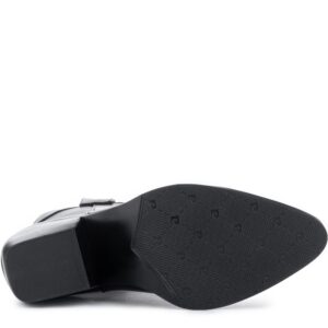 Черевики козаки, ATTICO, шкіра, колір чорний, 113225 – 5