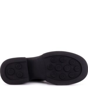 Черевики зимові на платформі, ATTICO, шкіра, колір чорний, 109961 – 5