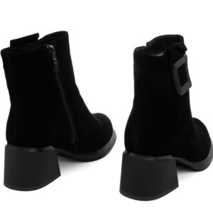 Ботильйони жіночі, ATTICO, замша, колір чорний, 1037904 – 4