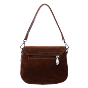 Сумка жіноча, ATTICO, замша, колір коричневий, 1039920 – 4