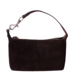 Сумка жіноча, ATTICO, замша, колір темно-коричневий, 1074522