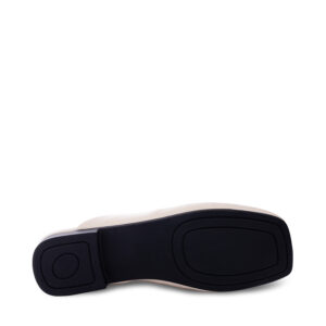 Шльопанці жіночі, ATTICO, шкіра, колір кремовий, 1043996 – 5