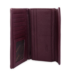 Гаманець жіночий, ATTICO, шкіра, колір бордовий, 1034214 – 4