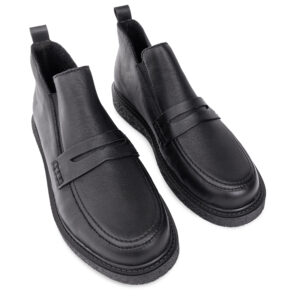 Черевики жіночі, RIEKER, шкіра, колір чорний, 1097028 – 2